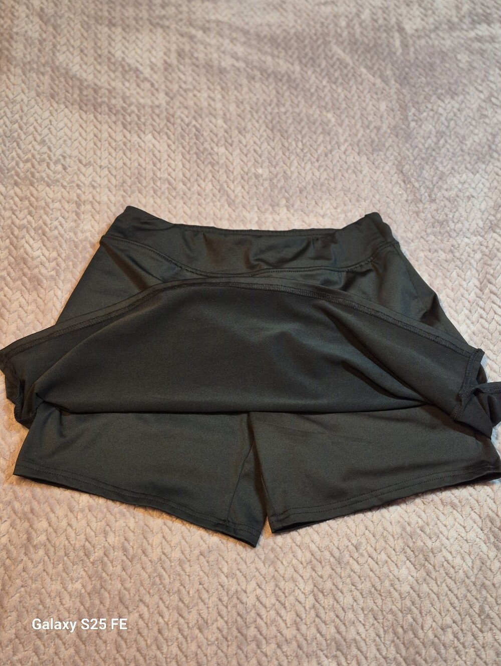 Ekouaer Women's Athletic Skort: Black, Size Small, Like New - Picture 2 of 10